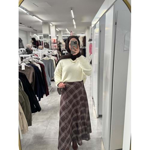 Ekose Scuba Etek 1193 - Acı Kahve - L