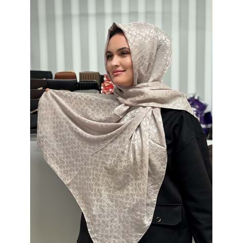 Çift C Desen Şal 1350 - Bej - TEK BEDEN - AZRA07684-60074