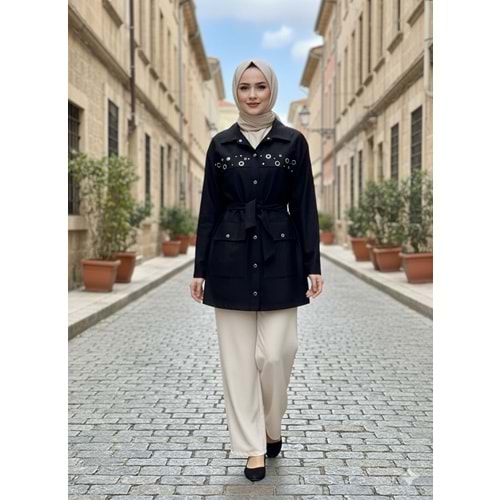 Zımbalı Kap 9294 - Siyah - 42 - AZRA07695-60127