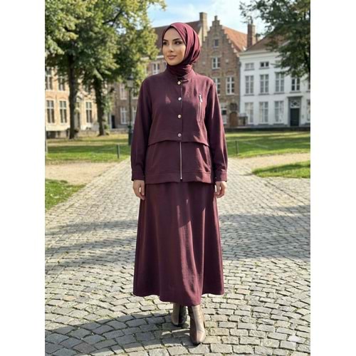 Etekli Takım 1445 - Bordo - M