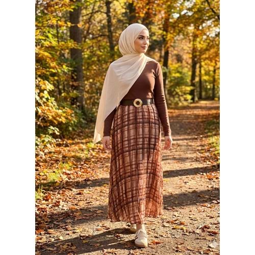 Şifon Etek 180024 - Kiremit - 40