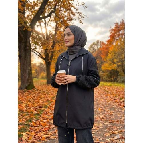 Kolları İşlemeli Kap 140168 - Lacivert - 40