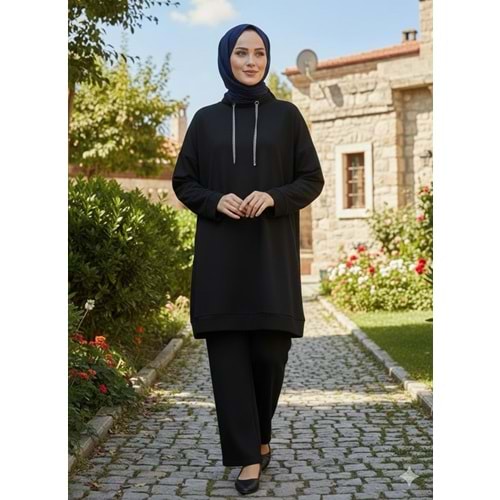 Zincirli Takım 1221 - Siyah - 42-44 - AZRA07797-61022