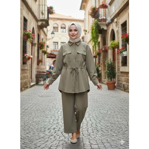 Beli Kordonlu Takım 267308 - Haki - M