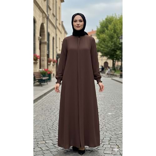 Düz Ferace 1403 - Acı Kahve - 54-56 - AZRA07881-61779