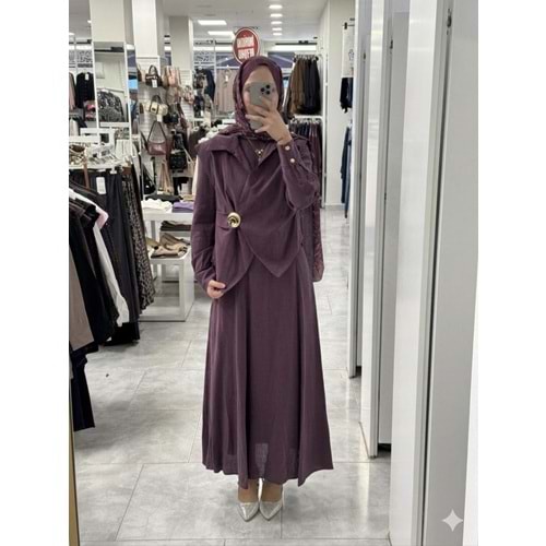 Gold Tokalı Takım 8604 - Bordo - S