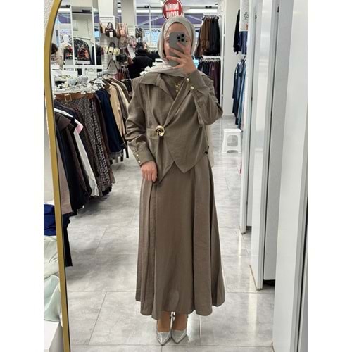 Gold Tokalı Takım 8604 - Haki - XL