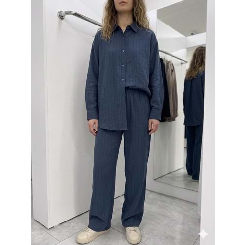 Modal Kumaş Luna Takım 26857 - Lacivert - M