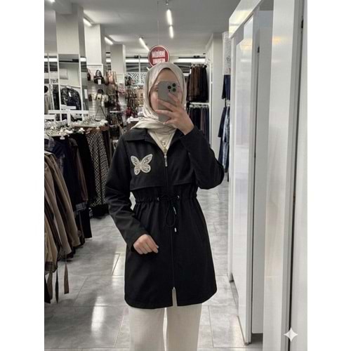 Yanı Taşlı Kap 140255 - Siyah - 42 - AZRA08039-62975