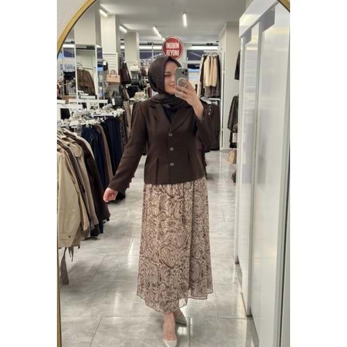 Ceketli Takım 120409 - Acı Kahve - 40