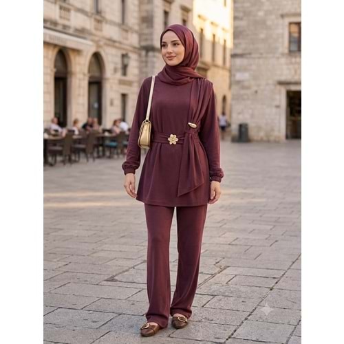 Gold Çiçek Takım 26064 - Bordo İR16 - S