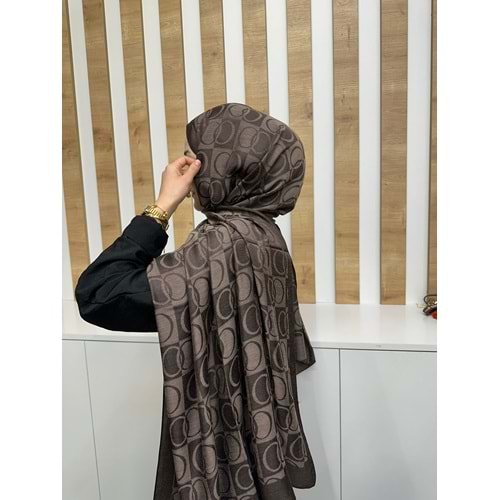 Marka Muadili Şal 1104 - Acı Kahve - TEK BEDEN