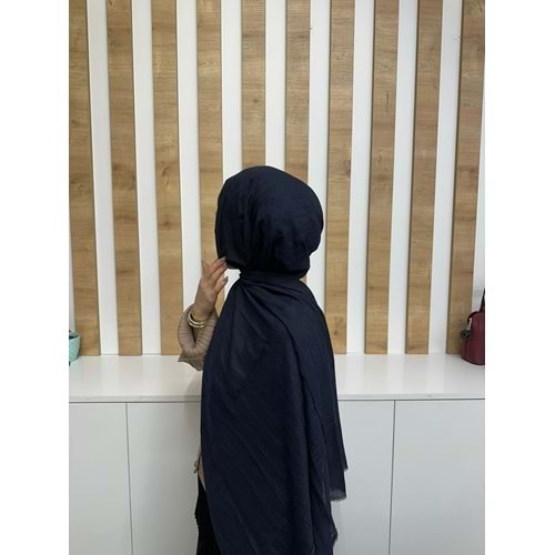 Bambu Şal 1636 - Lacivert - TEK BEDEN - AZRA08232-64299