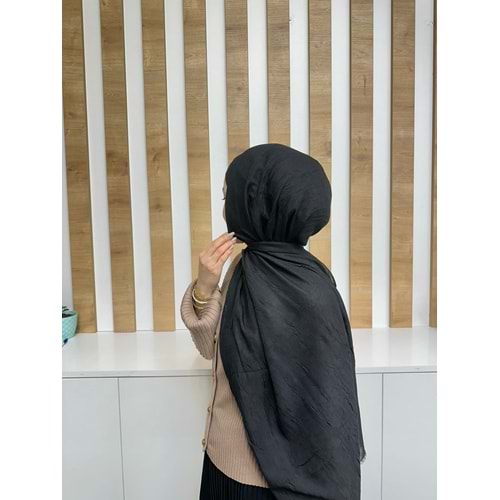 Bambu Şal 1636 - Siyah - TEK BEDEN - AZRA08232-64301