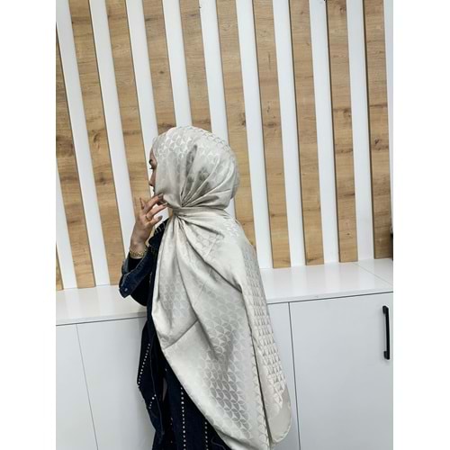 Çember Desenli Şal 1638 - Bej - TEK BEDEN - AZRA08234-64310
