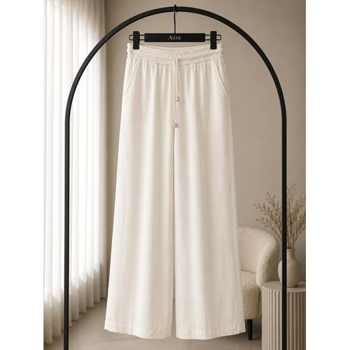 Modal Tensel Pantolon 1278 - Beyaz - M