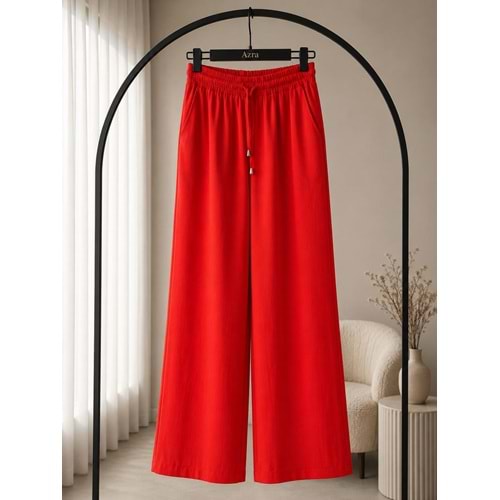 Modal Tensel Pantolon 1278 - Kırmızı - L
