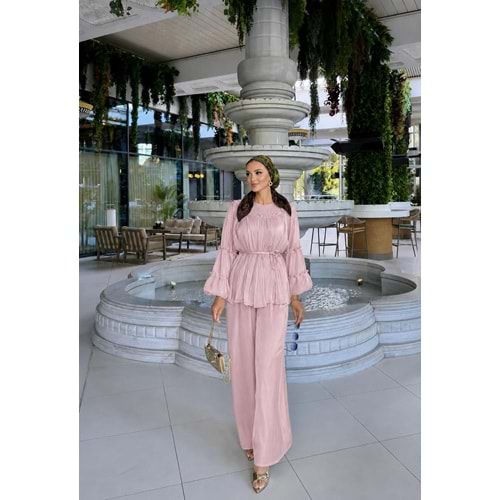 Fırfırlı JanJan Takım 0359 - Somon - L