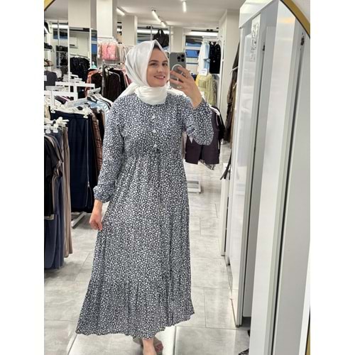Minik Çıtır Elbise 1104 - Lacivert - 50-52