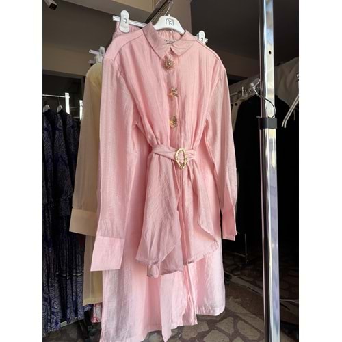 Gold Detaylı Takım 098 1102 - Pembe - S-M