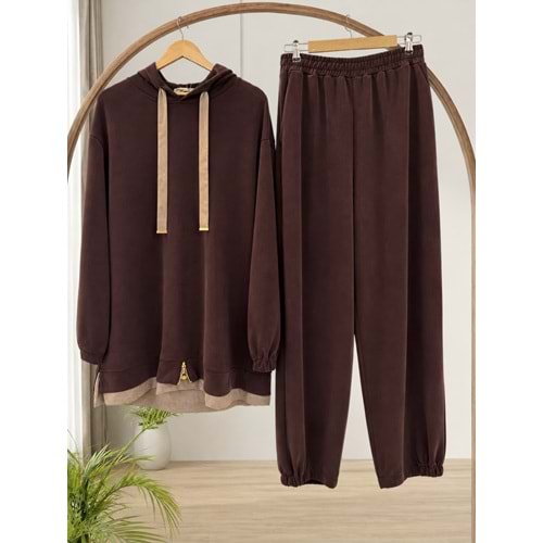 Oysho Kumaş Takım 11289 - Mürdüm - L-XL