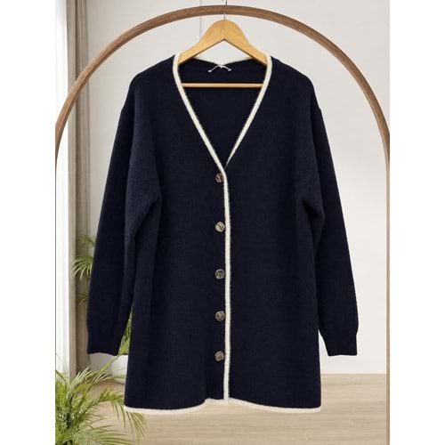Angora Hırka 26131 - Lacivert - TEK BEDEN