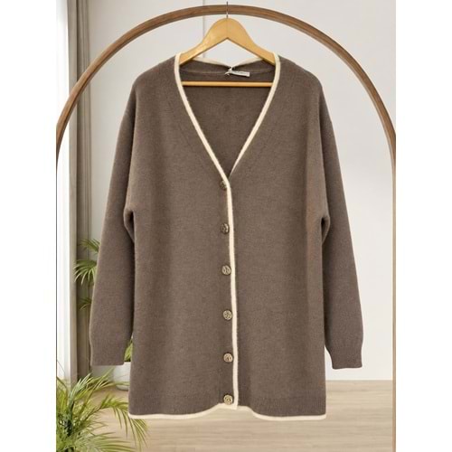 Angora Hırka 26131 - Vizon - TEK BEDEN