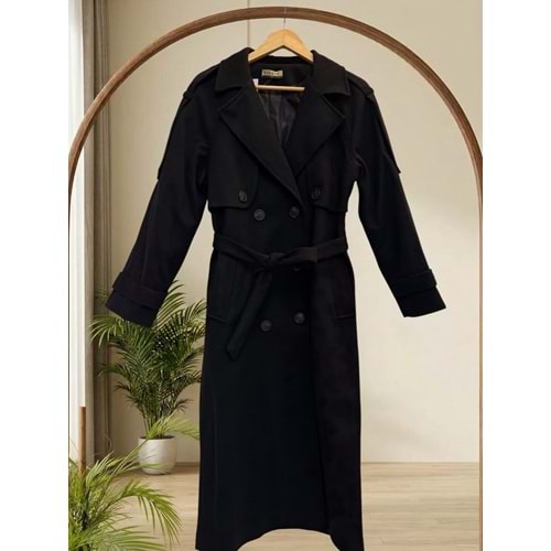 Kaşe Kaban 9025 - Siyah - 40 - AZRA09122-71272