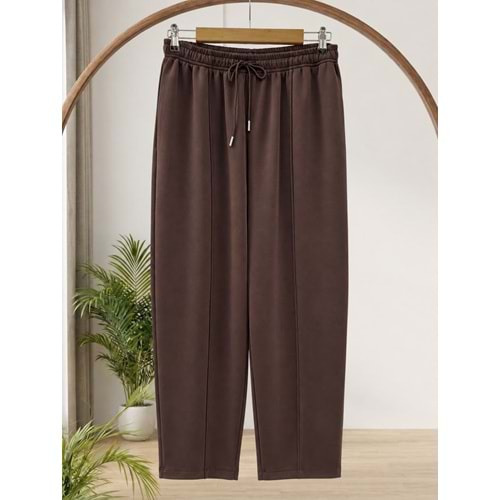 Dikiş Detaylı Jogger 36124 - Kahve Rengi - L