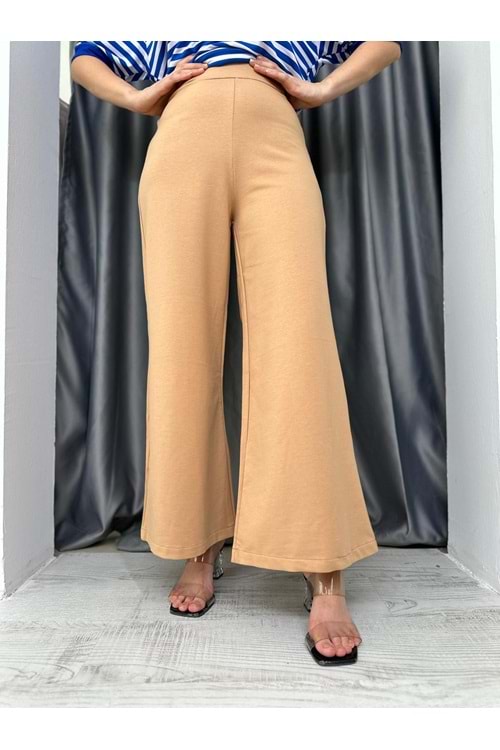 Soul Puane Eşofman Altı Bol Paça 30007 - Camel - S - AZRA04915-Camel-S