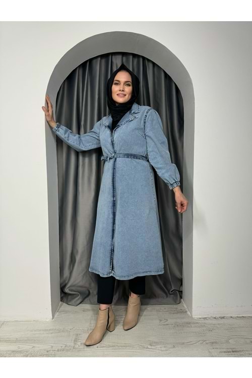 Uzun Kot Trenç 2439 - Açık Mavi - 38