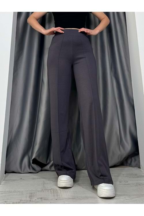 Oysho Çımalı Salaş Pantolon 25272 - Füme - S - AZRA05088-Füme-S