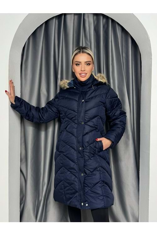 Şişme Mont 7045 - Lacivert - 36 - AZRA05124-Lacivert-36