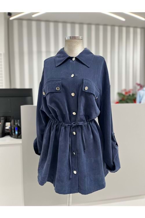 Torba Cepli Kısa Kap 34556 - Lacivert - TEK BEDEN - AZRA05587-46321