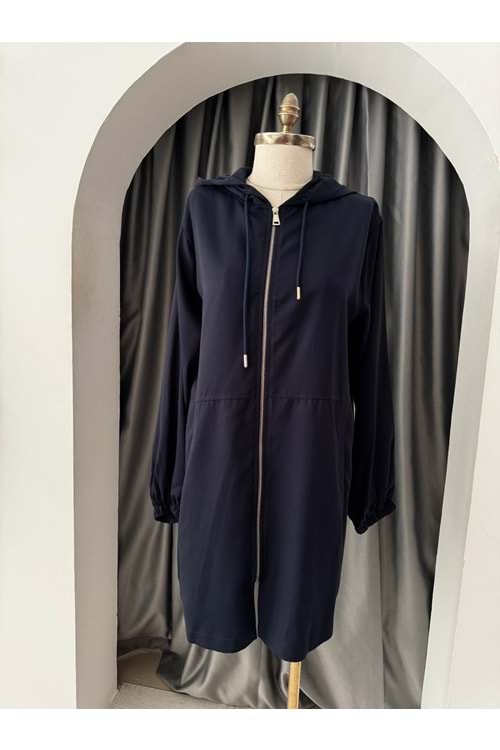 Arkası Güpürlü Taşlı Kap 3225 - Lacivert - L-XL - AZRA05749-47393