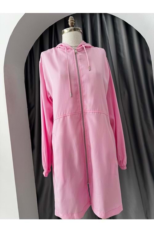 Arkası Güpürlü Taşlı Kap 3225 - Pembe - L-XL - AZRA05749-47397