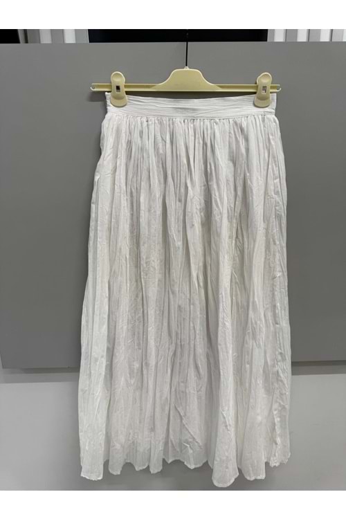 Vual Piliseli Etek 35089 - Ekru - S