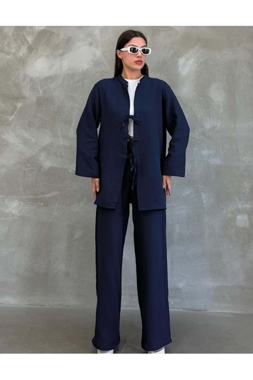 Müslin Takım 251115 - Lacivert - L - AZRA06344-53301