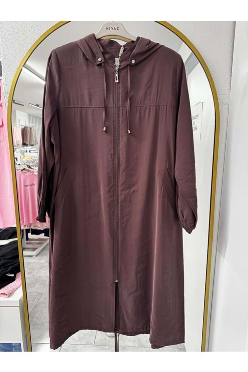 Arkası Nakışlı Kap 1499 - Kahve Rengi - 54