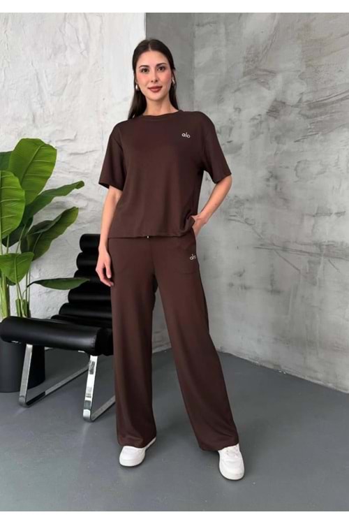 Oysho Kumaş Takım 8511 - Acı Kahve - M