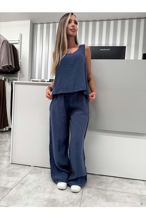 Modal Kumaş Takım 25893 - Lacivert - L