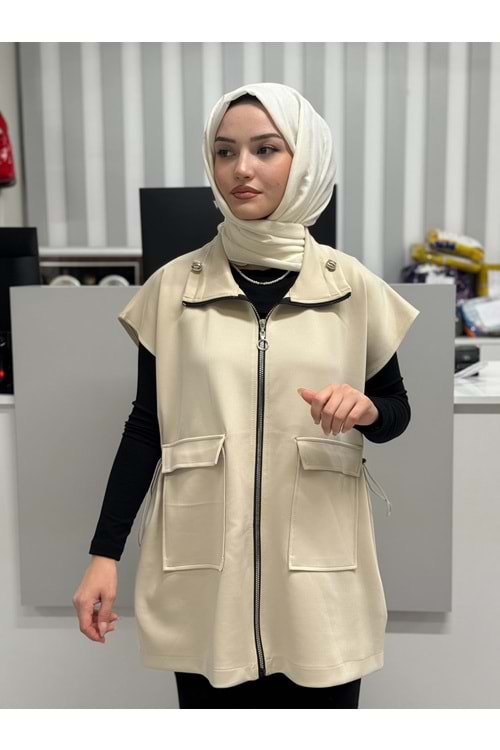 Scuba Yelek 1018 - Bej - L-XL