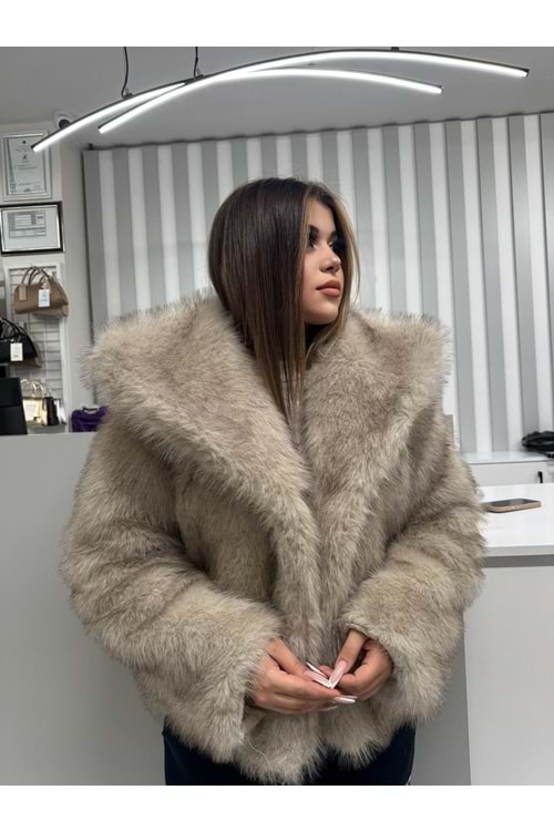 Şal Yaka Saçaklı Lolita 2770 - Bej - 36