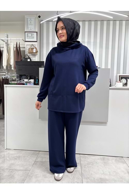 Eteği Oval Takım 1102 - Lacivert - 46-48 - AZRA07085-56821