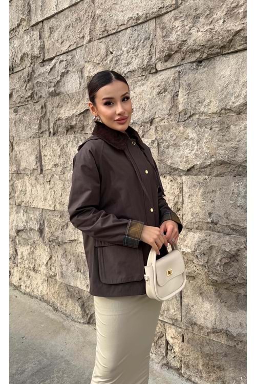 Büyük Cepli Kap 140210 - Vizon - 40 - AZRA07333-Vizon-40