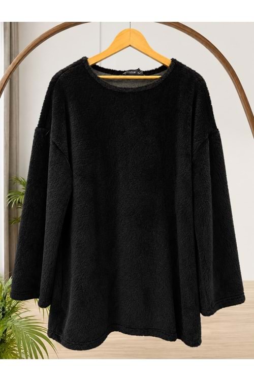 Puane Yumoş Tunik 10776 - Siyah - TEK BEDEN