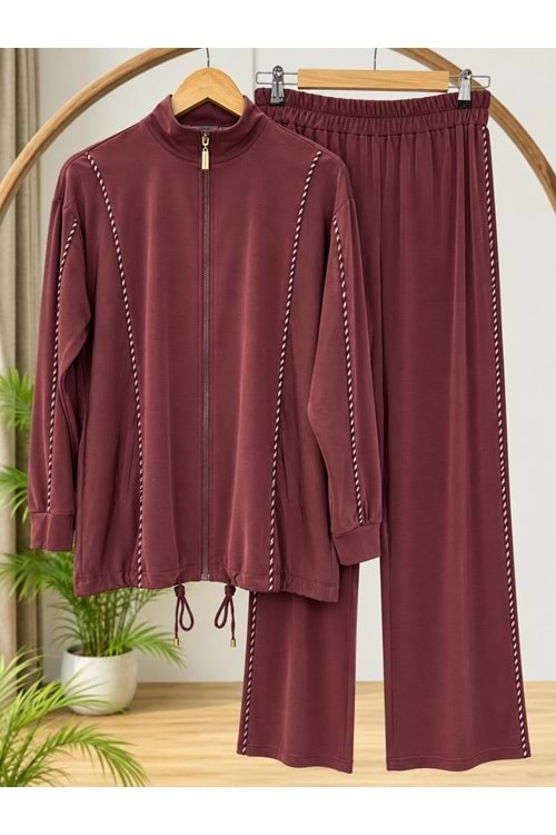 Biyeli Takım 14439 - Bordo - S