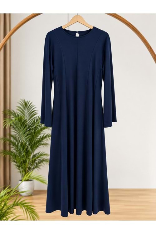 Oysho Parçalı Elbise 2007 - Lacivert - L-XL