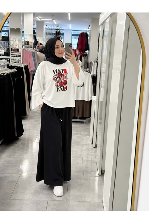 Oysho Baskılı Takım 2068 - Siyah - S-M