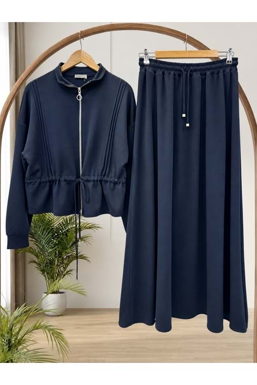 Çımalı Etekli Takım 1673 - Lacivert - L-XL